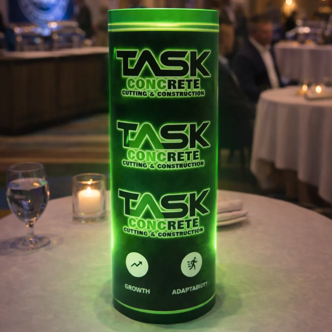 TASK Concrete illuminated centerpiece